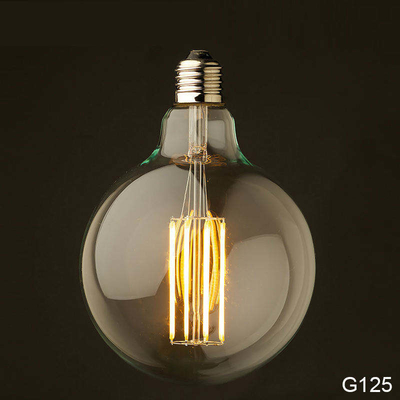 110 lm/w E26 E27 9W G125 G95 Светодиодная лампочка с фиксируемой функцией и янтарное стекло