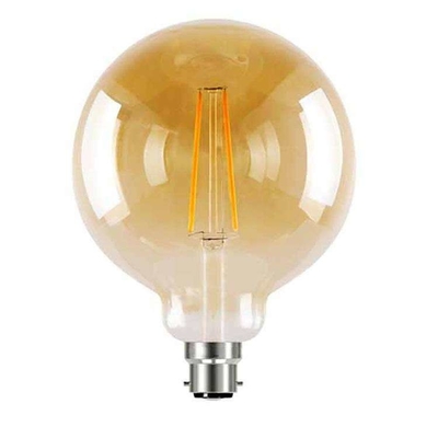 110 lm/w E26 E27 9W G125 G95 Светодиодная лампочка с фиксируемой функцией и янтарное стекло